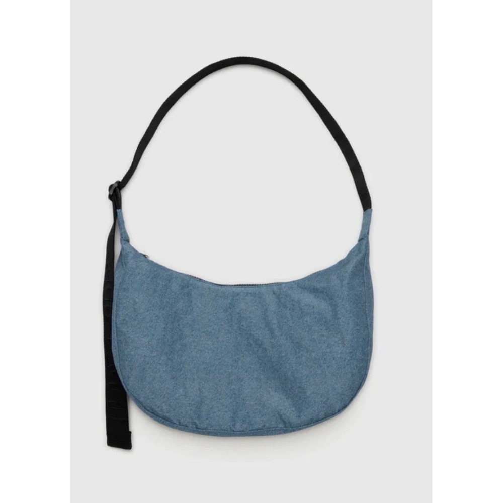 Baggu Medium Crescent Bag Digital Denim Brand New